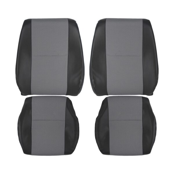 mercedes-benz-sprinter-piel sintética-con-insertos-de-ropa-2013-2018-negro-delantero-conductor-y-pasajero-tapa-y-fondo-oem-reemplazo-asiento-cubierta Mercedes-Benz Sprinter 2007-2018 | Funda de asiento de recambio OEM