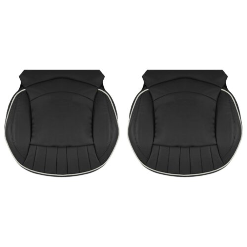 mini-cooper-piel-2007-2015-negro-delantero-conductor-y-pasajero-inferior-oem-reemplazo-asiento-cubierta Mini Cooper S 2007-2015 | Funda de asiento de recambio OEM
