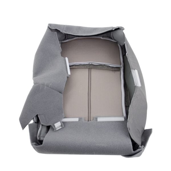 nissan-nv1500-leatherette-with-cloth-inserts-2012-2021-gray-front-driver-or-passenger-bottom-inside-out-view-oem-replacement-seat-cover Nissan NV1500 2012-2021 | Housse de siège de remplacement OEM