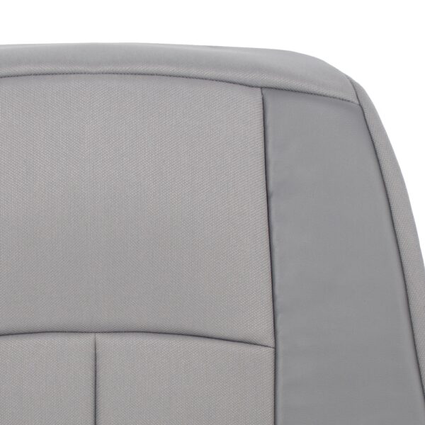 nissan-nv1500-leatherette-with-cloth-inserts-2012-2021-gray-front-driver-or-passenger-top-close-view-oem-replacement-seat-cover Nissan NV1500 2012-2021 | Housse de siège de remplacement OEM