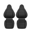 porsche-911-genuine-leather-perforated-1998-2005-black-front-driver-and-passenger-top-and-bottom-oem-replacement-seat-cover Porsche 911 1998-2005 - Housse de siège de remplacement OEM