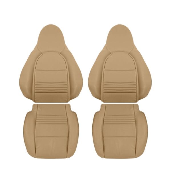 porsche-911-genuine-leather-perforated-1998-2005-savanna-beige-front-driver-and-passenger-top-and-bottom-oem-replacement-seat-cover Porsche 911 1998-2005 - Housse de siège de remplacement OEM