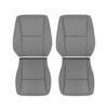 suzuki-xl-7-genuine-leather-perforated-2003-2006-gray-front-driver-and-passenger-top-and-bottom-oem-replacement-seat-cover Suzuki XL-7 2003-2006 - Housse de siège de remplacement OEM