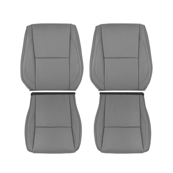 suzuki-xl-7-genuine-leather-perforated-2003-2006-gray-front-driver-and-passenger-top-and-bottom-oem-replacement-seat-cover Suzuki XL-7 2003-2006 - Housse de siège de remplacement OEM