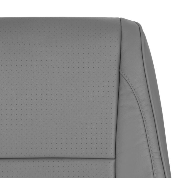 suzuki-xl-7-genuine-leather-perforated-2003-2006-gray-front-driver-or-passenger-top-close-view-oem-replacement-seat-cover Suzuki XL-7 2003-2006 - Housse de siège de remplacement OEM