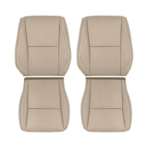 suzuki-xl-7-genuino-cuero-perforado-2003-2006-tan-delantero-conductor-y-pasajero-tapa-y-fondo-oem-reemplazo-asiento-cubierta Suzuki XL-7 2003-2006 | Funda de asiento de recambio OEM