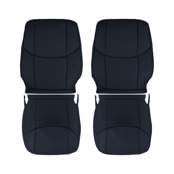 toyota-avalon-cuero-2005-2012-carbón-negro-delantero-conductor-y-pasajero-tapa-y-fondo-oem-reemplazo-asiento-cubierta Toyota Avalon 2005-2012 | Funda de asiento de recambio OEM