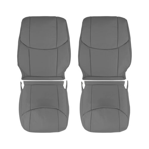 toyota-avalon-piel-2005-2012-grafito-delantero-conductor-y-pasajero-top-y-fondo-oem-reemplazo-asiento-cubierta Toyota Avalon 2005-2012 | Funda de asiento de recambio OEM