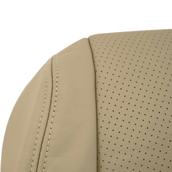 acura-tl-genuine-leather-perforated-2004-2006-parchment-front-driver-or-passenger-bottom-close-view-oem-replacement-seat-cover Acura TL 2004-2006 | Housse de siège de remplacement OEM