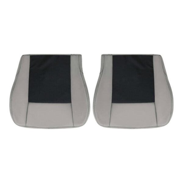 cadillac-cts-genuine-leather-perforated-2003-2007-2-tone-black-gray-driver-and-passenger-bottoms-oem-replacement-seat-cover Cadillac CTS 2003-2007 - Housse de siège de remplacement OEM