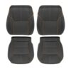Chevrolet Impala - Cuir véritable perforé - 2015-2020 - Noir jais - Conducteur et passager - Haut et bas - Housse de siège de remplacement OEM Chevrolet Impala 2014-2020 | Housse de siège de remplacement OEM