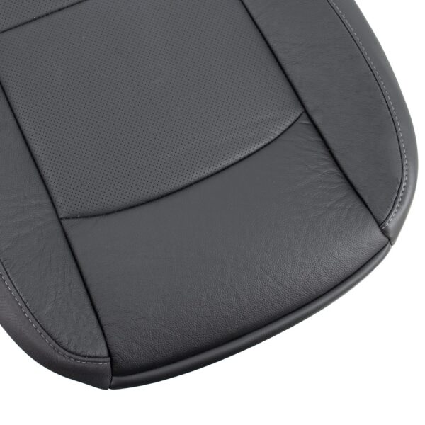 chevrolet-malibu-genuine-leather-perforated-2016-2025-jet-black-front-driver-or-passenger-bottom-close-view-oem-replacement-seat-cover Chevrolet Malibu 2016-2025 | OEM-Replacement Seat Cover