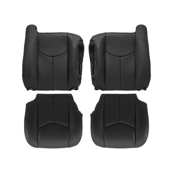 chevrolet-silverado-genuine-leather-perforated-2003-2006-dark-charcoal-front-driver-and-passenger-top-and-bottom-oem-replacement-seat-cover Chevrolet Silverado 2003-2006 | OEM-Replacement Seat Cover