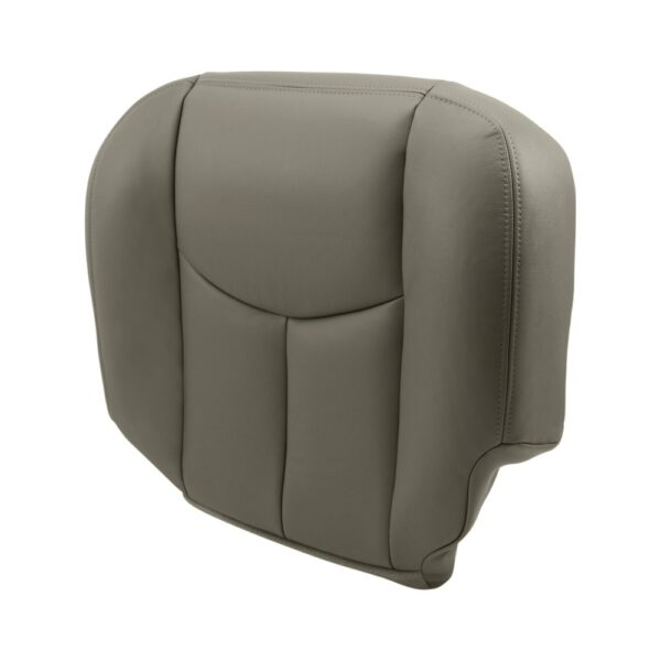 chevrolet-silverado-genuine-leather-perforated-2003-2006-medium-gray-front-driver-bottom-oem-replacement-seat-cover Chevrolet Silverado 2003-2006 | OEM-Replacement Seat Cover