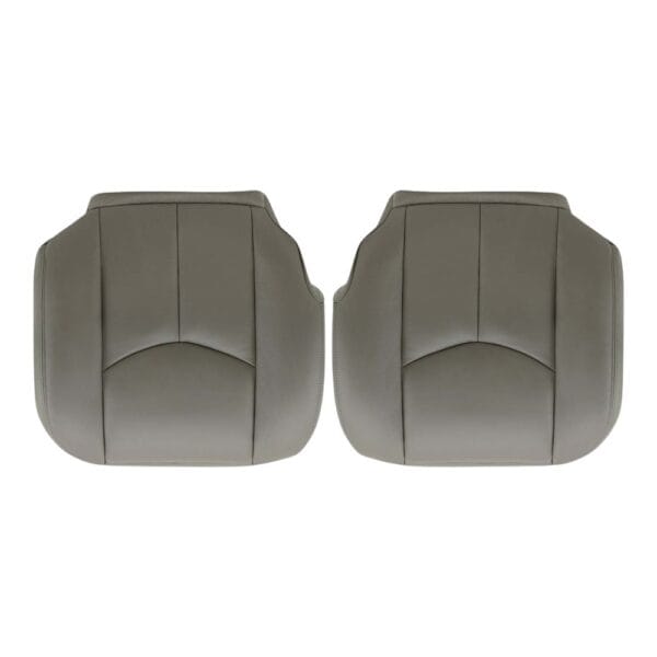 chevrolet-tahoe-cuir-2003-2006-gris-avant-conducteur-et-passager-bas-remplacement-OEM-housse-de-siège Chevrolet Tahoe 2003-2006 - Housse de siège de remplacement OEM