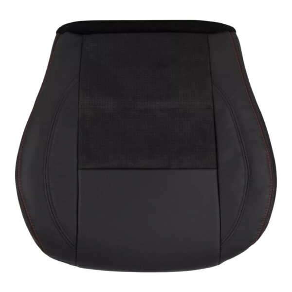 dodge-charger-genuine-leather-perforated-2006-2009-slate-gray-red-stitching-driver-bottom-oem-replacement-seat-cover-1 Dodge Charger 2006-2009 - Housse de siège de remplacement OEM