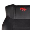 dodge-charger-genuine-leather-perforated-2006-2009-slate-gray-red-stitching-driver-or-passenger-top-close-view-oem-replacement-seat-cover Dodge Charger 2006-2009 - Housse de siège de remplacement OEM