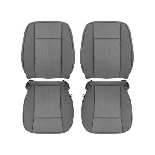 dodge-dakota-slt-tapizado-2007-2011-medio-pizarra-gris-frontal-conductor-y-pasajero-top-y-fondo-oem-reemplazo-asiento-cubierta Dodge Dakota 2007-2011 | Funda de asiento de recambio OEM