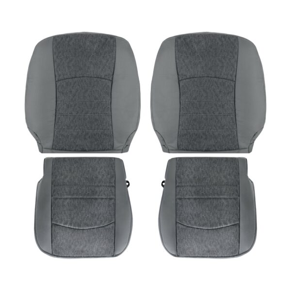 dodge-ram-1500-cloth-2013-2015-2-tone-diesel-gray-black-driver-and-passenger-top-and-bottom-oem-replacement-seat-cover Dodge Ram 1500 2013-2015 | OEM-Replacement Seat Cover