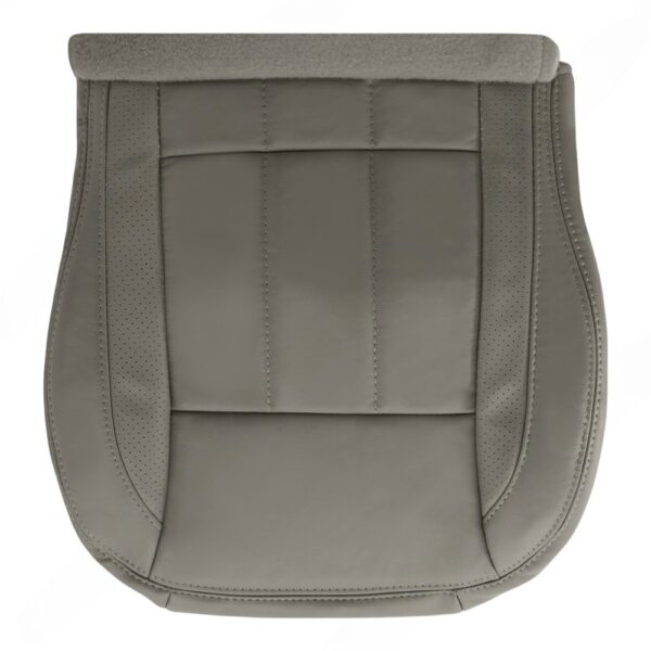 dodge-ram-1500-laramie-genuine-leather-perforated-2006-2009-khaki-driver-bottom-oem-replacement-seat-cover Dodge Ram 1500 Laramie 2006-2009 - Housse de siège de remplacement OEM