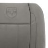dodge-ram-1500-laramie-genuine-leather-perforated-2006-2009-khaki-driver-or-passenger-top-close-view-oem-replacement-seat-cover Dodge Ram 1500 Laramie 2006-2009 - Housse de siège de remplacement OEM