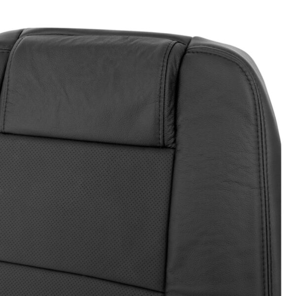 ford-explorer-genuine-leather-perforated-2007-2010-charcoal-black-driver-or-passenger-top-close-view-oem-replacement-seat-cover Ford Explorer 2007-2010 - Housse de siège de remplacement OEM