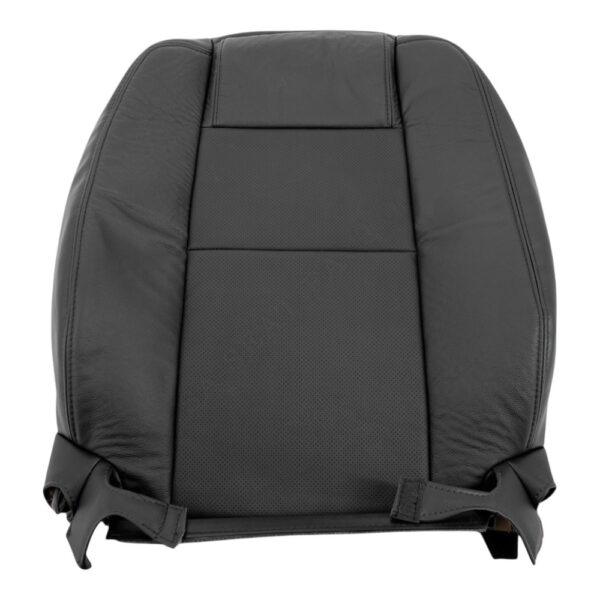 ford-explorer-genuine-leather-perforated-2007-2010-charcoal-black-driver-or-passenger-top-oem-replacement-seat-cover Ford Explorer 2007-2010 - Housse de siège de remplacement OEM