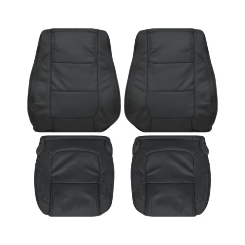 ford-explorer-limited-genuine-leather-perforated-2011-2015-charcoal-black-front-driver-and-passenger-top-and-bottom-oem-replacement-seat-cover Ford Explorer Limited 2011-2015 | Housse de siège de remplacement OEM