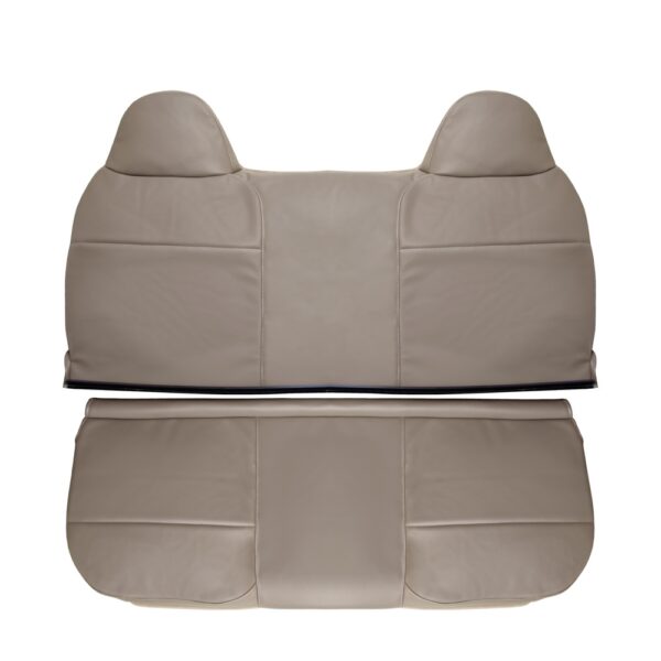 ford-f-250-xl-similicuir-2008-2010-camel-banquette-supérieure-et-inférieure-housse-de-siège-de-remplacement-OEM Ford F-250 XL 2008-2010 - Housse de siège de remplacement OEM