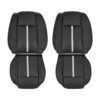 ford-mustang-piel-2010-2014-brick-rojo-con-cachemira-cubre-asientos-de-conductor-y-pasajero-de-arriba-y-abajo-oem-de-reemplazo Ford Mustang 2010-2014 | Funda de asiento de recambio OEM