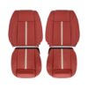 ford-mustang-piel-2010-2014-brick-rojo-con-cachemira-cubre-asientos-de-conductor-y-pasajero-de-arriba-y-abajo-oem-de-reemplazo Ford Mustang 2010-2014 | Funda de asiento de recambio OEM