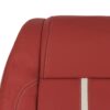 ford-mustang-piel-2010-2014-brick-rojo-con-cachemira-cubre-asientos-de-conductor-o-pasajero-top-close-view-oem-de-reemplazo Ford Mustang 2010-2014 | Funda de asiento de recambio OEM