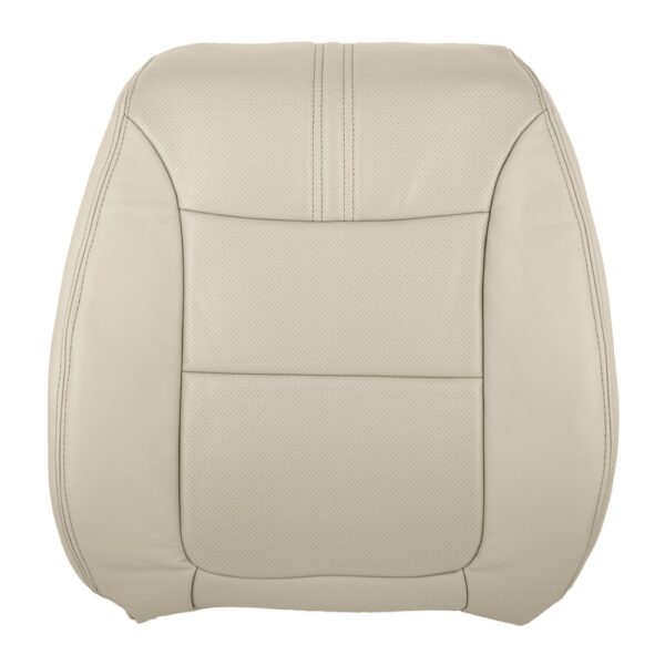 kia-sorento-genuino-cuero-perforado-2014-2015-beige-delantero-conductor-top-oem-reemplazo-asiento-cubierta-2 Kia Sorento 2014-2015 | Funda de asiento de recambio OEM
