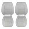 kia-sorento-genuino-cuero-perforado-2014-2015-gris-delantero-conductor-y-pasajero-tapa-y-fondo-oem-reemplazo-asiento-cubierta Kia Sorento 2014-2015 | Funda de asiento de recambio OEM