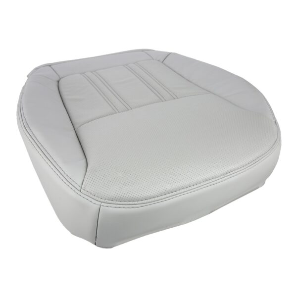kia-sorento-genuino-cuero-perforado-2014-2015-gris-pasajero-frontal-inferior-oem-reemplazo-asiento-cubierta-2 Kia Sorento 2014-2015 | Funda de asiento de recambio OEM