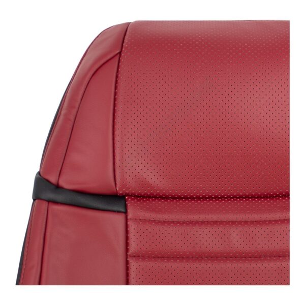 lexus-gs350-genuine-leather-perforated-2016-2020-rioja-red-front-driver-or-passenger-top-close-view-oem-replacement-seat-cover Lexus GS350 2016-2020 | Housse de siège de remplacement OEM