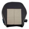 lincoln-mkx-genuino-cuero-perforado-2007-2010-2-tono-negro-beige-cubreasientos-de-reemplazo-oem-del-conductor-o-del-pasajero Lincoln MKX 2007-2010 | Funda de asiento de recambio OEM