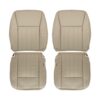 Lincoln Town Car - Cuir véritable - 2003-2008 - Camel clair - Conducteur et passager - Haut et bas - Housse de siège de remplacement OEM Lincoln Town Car 2003-2011 | Housse de siège de remplacement OEM