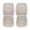 Lincoln Town Car - Cuir véritable - 2003-2008 - Parchemin clair - Conducteur et passager - Haut et bas - Housse de siège de remplacement OEM Lincoln Town Car 2003-2011 | Housse de siège de remplacement OEM