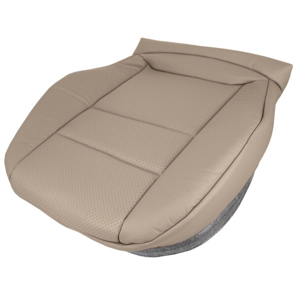 mercedes-benz-clase-cuero-perforado-2010-2015-almendra-conductor-fondo-oem-reemplazo-asiento-tapizado (4) Mercedes-Benz Clase C 2010-2015 | Funda de asiento de recambio OEM