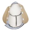 mercedes-benz-sl-class-genuine-cuero-perforado-1995-2002-tapa-frontal-del-conductor-o-pasajero-parte-superior-vista-exterior-oem-reemplazo-asiento-cubierta Mercedes-Benz Clase SL 1995-2002 | Funda de asiento de recambio OEM
