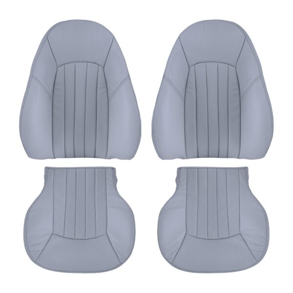 mercedes-benz-sl55-am-genuine-cuir-perforé-2002-2008-ash-chauffeur-et-passager-top-et-bottom-oem-replacement-seat-cover Mercedes-Benz SL55 AMG 2002-2008 - Housse de siège de remplacement OEM