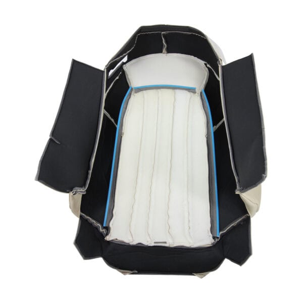 mercedes-benz-sl55-amgenuine-cuir-perforé-2002-2008-couverture-de-siège-en-pierre-conducteur-ou-passager-au-dessus-de-la-vue-oem-de-remplacement Mercedes-Benz SL55 AMG 2002-2008 - Housse de siège de remplacement OEM