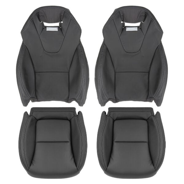 mercedes-benz-slk-leather-2012-2016-noir-avant-conducteur-et-passager-top-et-bottom-oem-replacement-seat-cover Mercedes-Benz SLK-Class 2012-2016 - Housse de siège de remplacement OEM