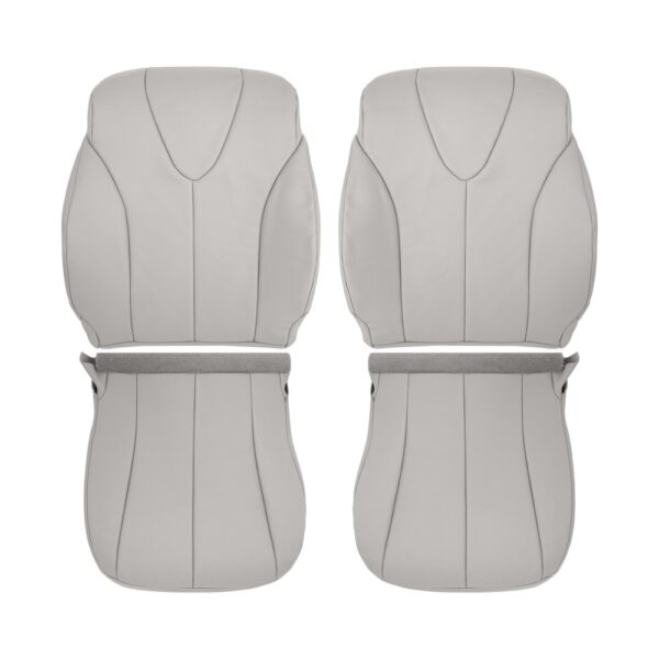 toyota-camry-cuir-2007-2010-ash-gray-couverture-de-siège-conducteur-et-passager-top-et-bottom-oem-remplacement-de-siège Toyota Camry 2007-2011 - Housse de siège de remplacement OEM