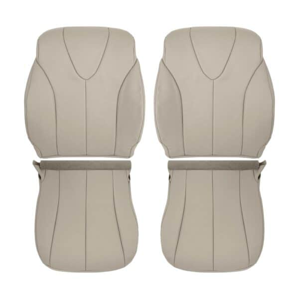 toyota-camry-cuir-2007-2010-bisque-tan- conducteur-et-passager-top-et-bottom-oem-replacement-seat-cover1 Toyota Camry 2007-2011 - Housse de siège de remplacement OEM