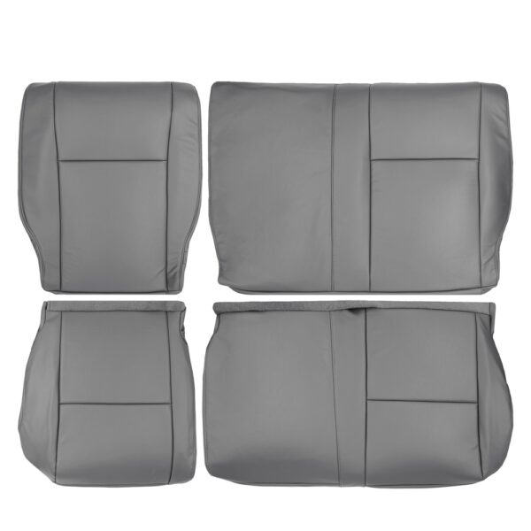 toyota-tundra-cuir-2007-2013-graphite-gris-arrière-conducteur-et-passager-top-et-bottom-oem-replacement-seat-cover Toyota Tundra SR5 2007-2013 - Housse de siège de remplacement OEM