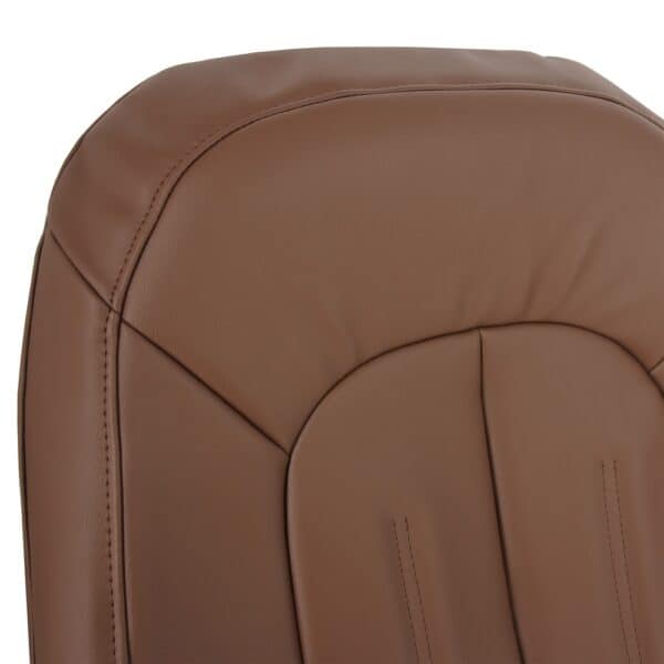 audi-a7-cuero-2012-2017-marrón-nougat-conductor-o-pasajero-vista-cercana-funda-de-asiento-de-reemplazo-OEM Audi A7 2012-2017 | Funda de asiento de repuesto OEM