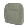 Chevrolet Impala, cuero genuino perforado, 1994-1996, gris, parte inferior del conductor, funda de asiento de repuesto OEM (1) Chevrolet Impala 1994-1996 | Funda de asiento de repuesto OEM