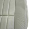 Chevrolet Impala, cuero genuino perforado, 1994-1996, gris, conductor o pasajero, vista superior, funda de asiento de repuesto OEM. Chevrolet Impala 1994-1996 | Funda de asiento de repuesto OEM